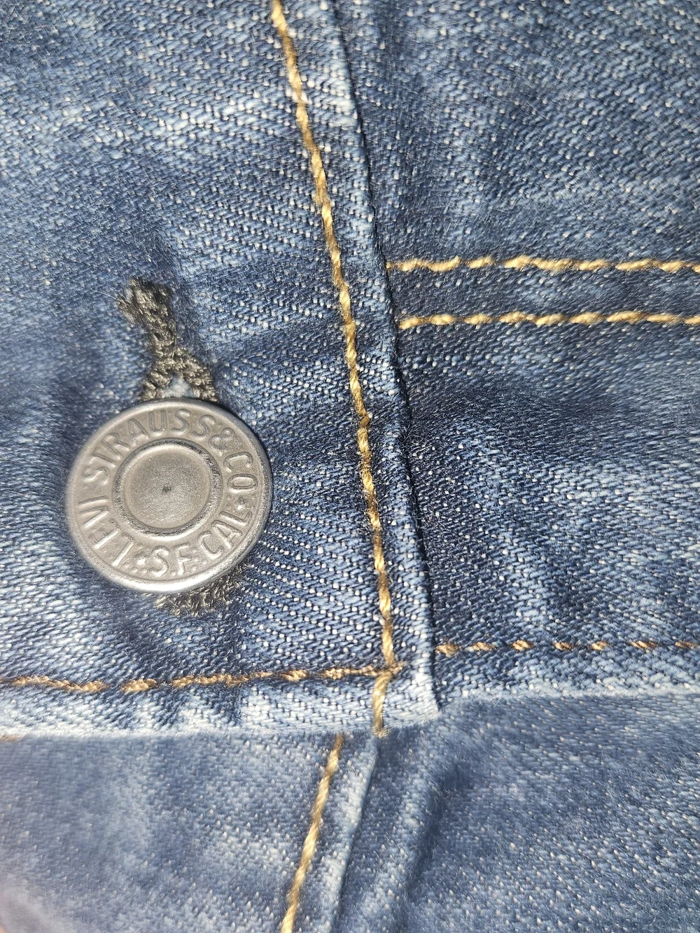 Levi's Blue Straight-Leg Jeans